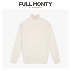 Machine Washable 100% Wool Mens Turtleneck Sweater