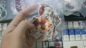 Genshin Impact - Set 10/15/30 Sticker Klee hình dán chibi game genshin trang trí mũ bảo hiểm vali điện thoại laptop...siêu đẹp chống nước chống xước