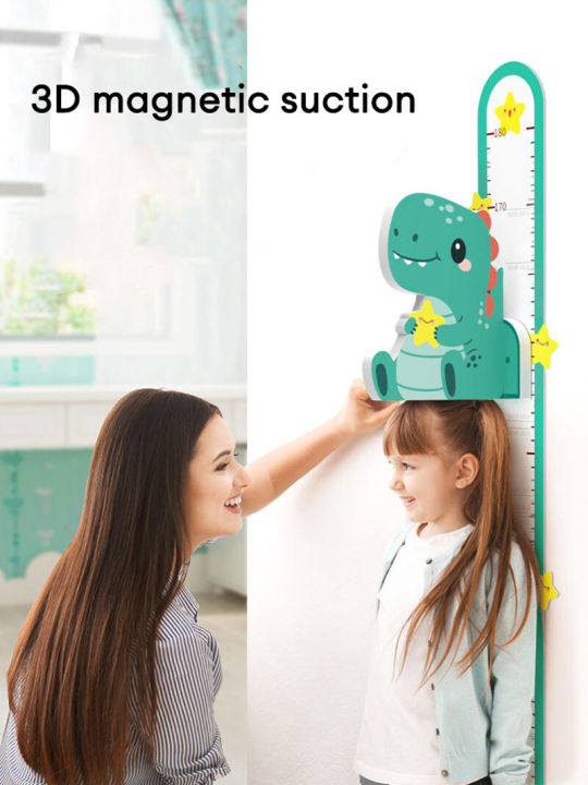 WEPHOTO 3D Height Chart for Kids Removable Adjustable Child's Measuring ...