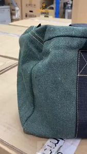 Nasara Canvas Tool Bag Zip Heavy Duty Hardware Repair Tools Storage Organizer Bag ( Random Color ) / Beg Peralatan / 工具