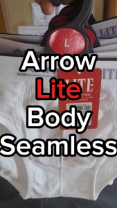 ARROW LITE กางเกงในชาย รุ่น Body Seamless เนื้อผ้าทอทั้งตัวไร้ตะเข็บข้าง