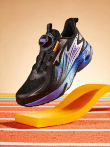 XTEP | Kids Breathable Mesh Running Shoes Rotating Buckle