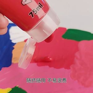 Acrylic Paint 75ml Tubes Pigment  Painting on Canvas Card Paper DIY Art Drawing Supplies