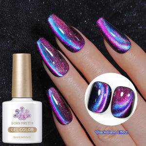 BORN PRETTY 10ml 9D Polaris Light Cat Magnetic Gel Black Base Needed Semi Permanent Soak Off UV Gel Varnish Manicure