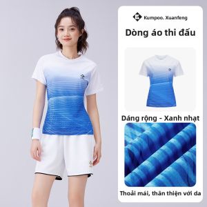 Kumpoo | Áo Thun Thể Thao Tay Ngắn Thoáng Khí Nhanh Khô Nam & Nữ