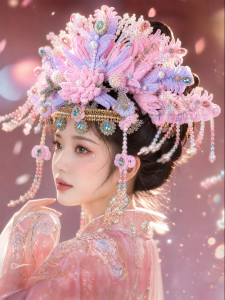 MINGZHUO | 3D Phoenix Crown Twist Stick DIY Materials
