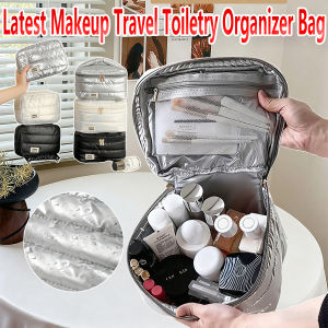 Puffy Makeup Water Proof Bag Fashionable & Durable Fabric large capacity makeup bag & Toiletry Storage Bag for Travel