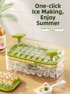 ASCOR | Press Easy Large Capacity Food Grade Ice Cube Maker