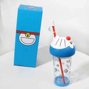 Abstract Cartoon Straws Cup Large Capacity Birthday Gift Ugly Cup Cute Style Tritan Material Universal Use Water Cup for Everyone