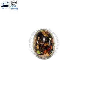 Natural Batu Akik Pirus Pancawarna Afrika Original PA02