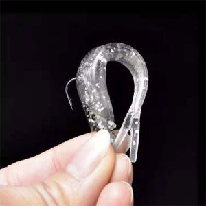 1Bag/5Bars Fishing Bait Cluster Lure Soft Bait Fishing Bait 3D Eye Head Tail Wobbler Fishing Bait Sea Bass Tackle Swim Cast Bait