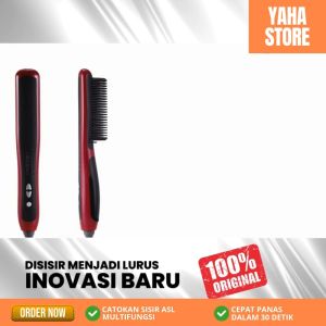 Catok ASL 908 Sisir Pelurus Rambut New Fast Hair Straightener Meluruskan dan Merapihkan - Yaha Store