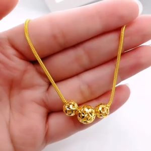 Rantai Leher Bebola 16.36g Emas 916 Yon Hing