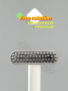 Ecoco Cleaning Brush Household Tile Narrow Joints Scrubber Stiff Bristles Crevices Cleaning Brush