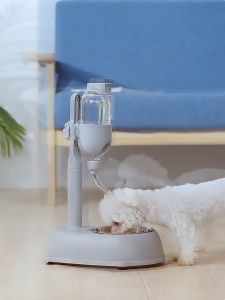 Dog water dispenser Non-wet water dispenser Automatic hanging hanging feeding bowl Water bottle Cat pet supplies
