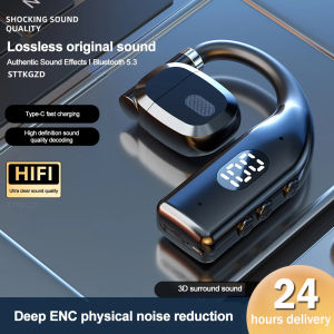 STTKGZD | Wireless Bluetooth Headphones Bone Conduction Earphones With Microphone Handsfree Noise Canceling Headset For Driving Audifonos