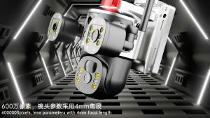 Camera 4G PTZ VCS12 2 mắt - 2 mắt hỗ trợ zoom xem đêm chạy Năng Lượng Mặt Trời