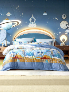 FUANNA (富安娜) | 60-Thread-Count A-Grade Long Staple Cotton Bedding Set