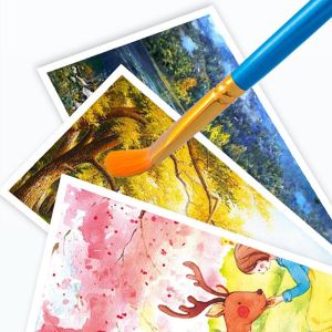 10pcs Paint Brushes Set Painting Art Brush For Acrylic Oil Watercolor Artist Professional Kits