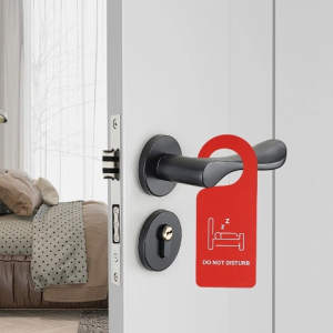 Double-sided Door Hanger Sign Hotel Please Make Up Room Do Not Disturb Tag