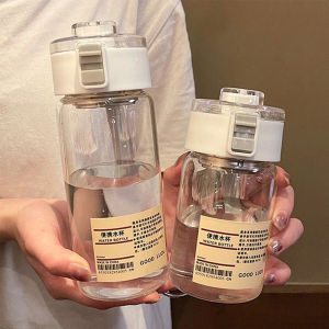 Sudyod【มีสินค้าในสต๊อก】 กระบอกน้ำแบบใส 350ml 550ml ขวดน้ำพลาสติกพกพา มีตะแกรงรองถุงชา Water Bottles