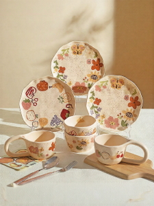 MODERN SWEETHOME | Aesthetic Tableware Dishes Bowls for Individual Use