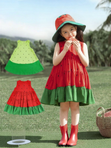 YOEHYAUL | Colorful Fruit Fairy A-line Sleeveless Summer Dress