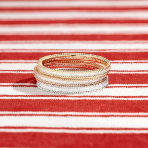 Rose Gold Twisted Bangle