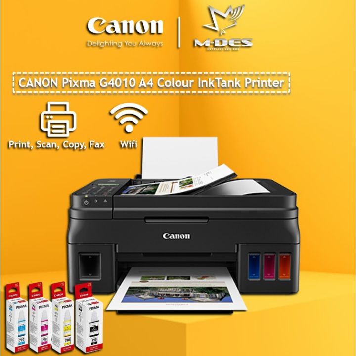 Free Rm50 Tng Canon Pixma G4010 Wireless All In One A4 Refill Ink Tank Printer Print Scan Free Rm50 Tng Canon Pixma G4010 Wireless All In One A4 Refill Ink Tank Printer Print Scan