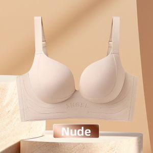 QIANLINGMEI | Full Figure Gather and Lift Side Support Invisible Seamless Bra
