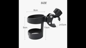 1PC Universal Bicycle Water Bottle Holder Cup Holder for Stroller Electric Car - Cycling Accessory