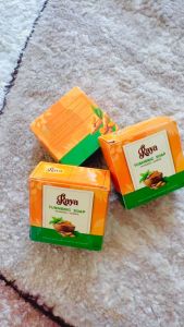 Raya Turmeric Soap-Premium Ayurvedic Bar Soap-Pack of 4 (400g) - Glowing Skin