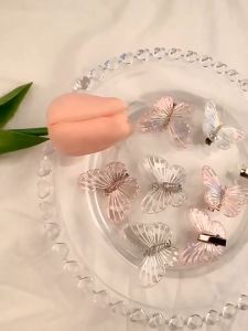 Korean style transparent butterfly hair clip
