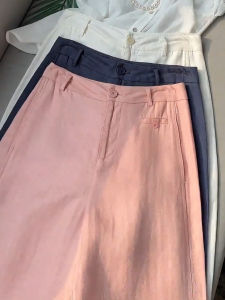 MEITESIJIAONU | Breathable and Cool Linen-blend Wide-leg Trousers