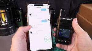 TIDRADIO TD M15 Global POC Radio Walkie Talkie Long Range 4G Network 5000 KM for Hiking and Camping
