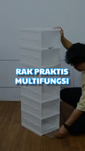 Napolly Rak Sepatu NPoli Rack 13 & 16 – Rak Sepatu Lipat Anti Debu Lemari Plastik Serbaguna Rak Organizer Multifungsi Kokoh & Stylish