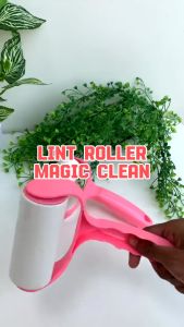 DJEVPETSHOP Roller Pembersih Bulu Anjing Kucing Hewan Alat Pembersih Bulu Baju Kasur Sofa Karpet 2In1
