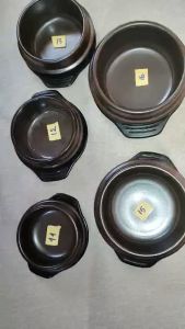 Bộ nồi / thố đất Donghwa 12 cm - 550 ml dùng làm thố súp nhỏ có đế / không đế