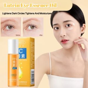 100% Natural Ingredients【Lutein Eye Essence Oil】Anti-Wrinkle Eye Essence/Brightening Lutein Eye Essence/Collagen Eye Essence/Vc Eye Oil/Vegan Collagen Eye Serum Dark Circle Treatment Firming Hydrating