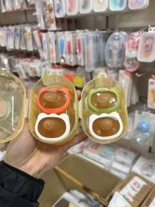 Vitibear Baby Pacifier Silicone Anti-Snore Breast Milk Simulation Comforter Infant Feeding Accessory Standard Diameter 2 Pack