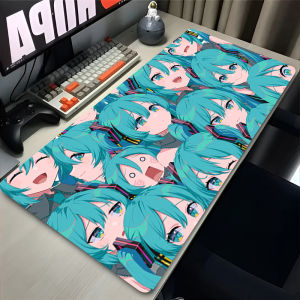 Bandai | Hatsune Miku Cute Anime Gaming Mouse Pad Cute Girl Soft MousePadsNon-Slip Large Desk Mat for Office & Gamer