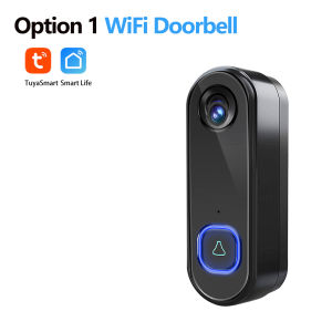 TUYA Doorbell Camera WiFi Wireless 1080P Outdoor Video Door Bell Camera AC DC Video Door Phone IP65 Alexa Google Home Security