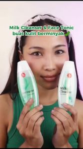VIVA  MILK CLEANSER GREEN TEA 100 ML/PEMBERSIH WAJAH