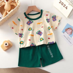 Tagkita | Cotton Summer T-shirt and Shorts Set for Kids