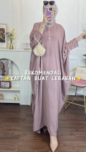 Kaftan Terbaru untuk Acara Lebaran: Desain & Bahan Cringkle Airflow