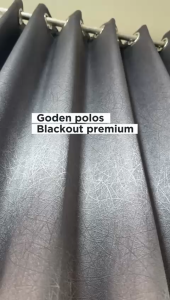 Gorden Tirai Pintu Jendela Minimalis Blackout POLOS GLOSI
