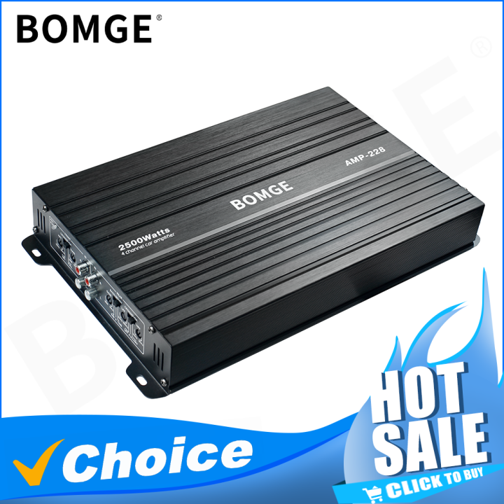 BOMGE AMP-228 Amplificador Dub Canales AMP228 2500 Watts Max car