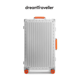 DREAM TRAVELLER | Aluminum Alloy Luggage with Swivel Wheels Travel Suitcase with Password Lock for Men and Women