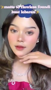 DAZZLE ME DAY BY DAY FOUNDATION FULL COVERAGE OIL CONTROL LONG LASTING MAKE UP SPF 25 PA +++ / BASE MAKEUP / PELEMBAB WAJAH