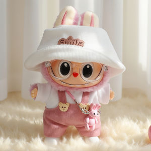 Bộ Quần Áo Búp Bê Cotton Labubu 17cm Màu Hồng Bộ Đồ Ăn Mày Modern Không Thương Hiệu Bộ Đồ Búp Bê Cotton Cho Búp Bê Thời Trang